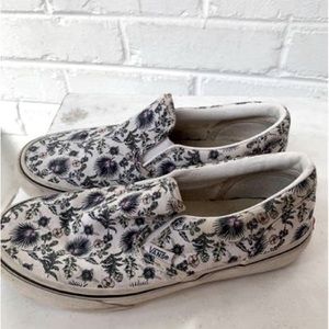 Girls Floral Vans